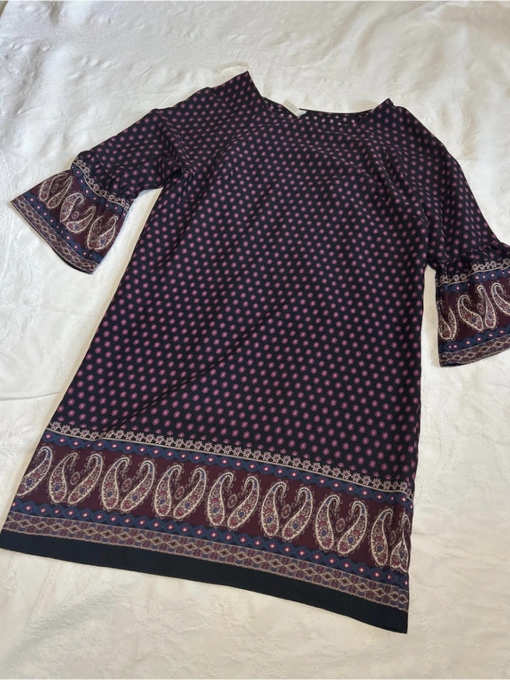 Gilli Floral Paisley Mini Dress